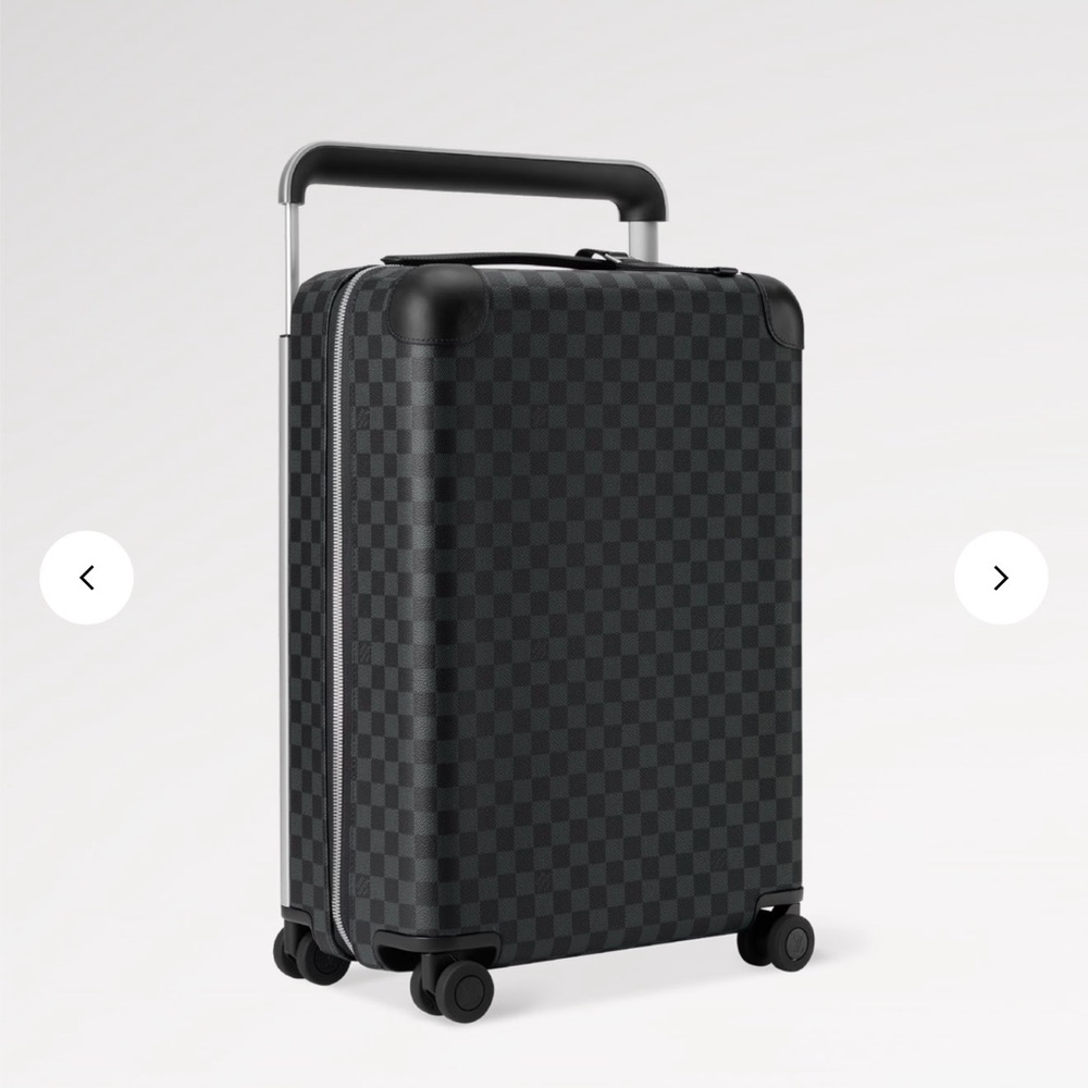 Louis Vuitton Horizon 55 Suitcase in Monogram Macassar in Black Damier Graphite